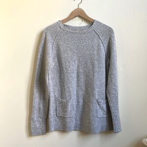 Cozy Grey Gap Sweater